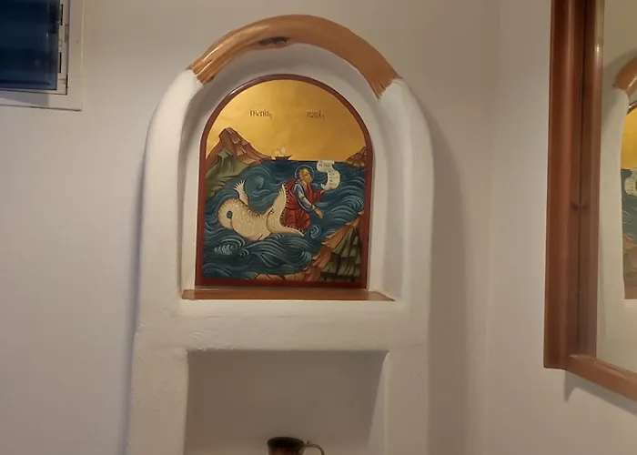 Beachside 2 Bd Stylish Apt W Private Patio Lägenhet Ornos (Mykonos)