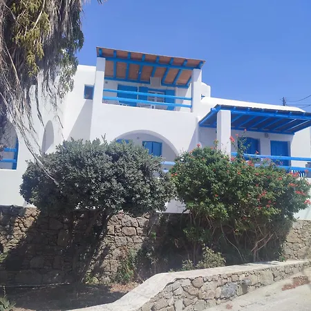 Beachside 2 Bd Stylish Apt W Private Patio Apartment Ornos (Mykonos)